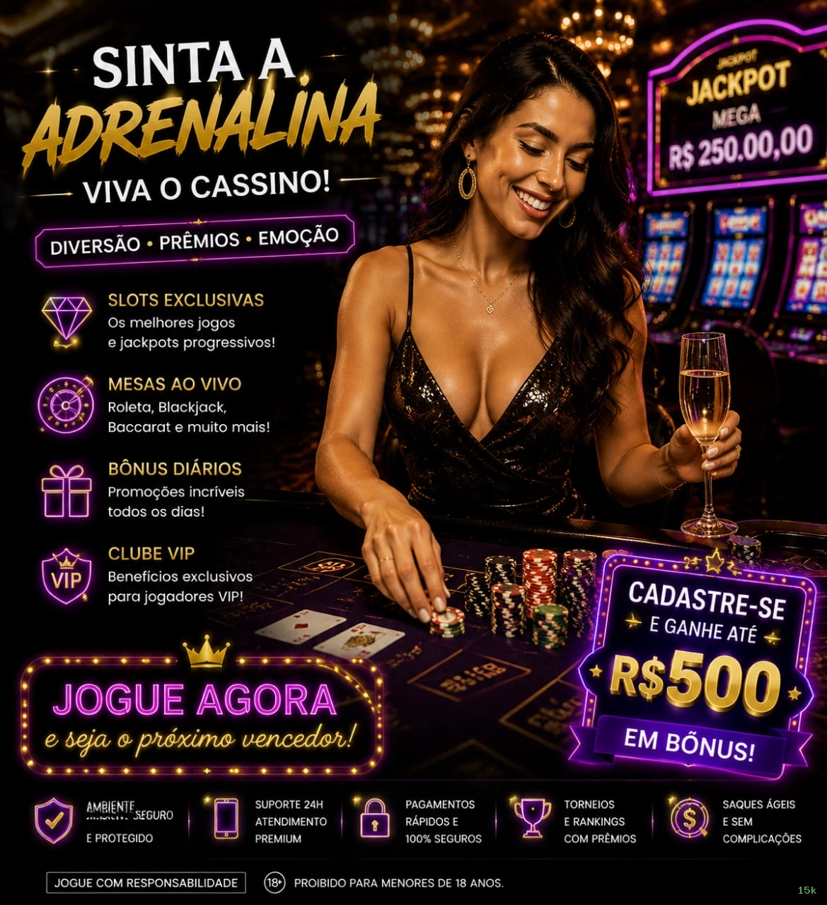 Blackjack Ao Vivo 15k
